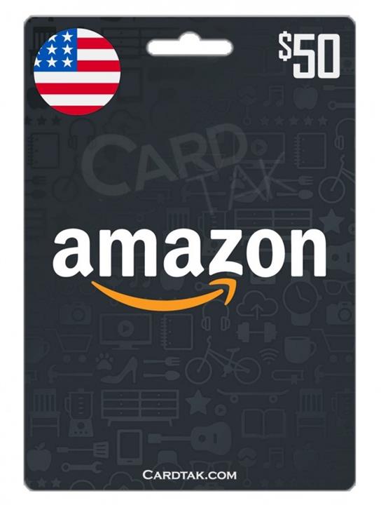 گیفت کارت آمازون 50 دلاری آمریکا (US)